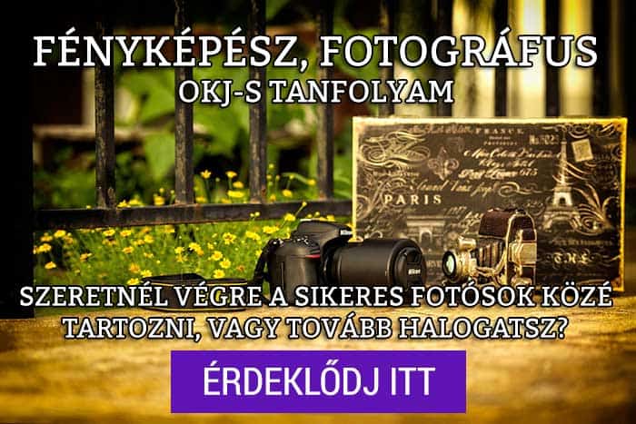 Jelentkezz a fotográfus tanfolyamra