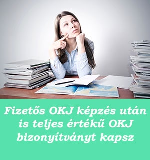 Fizetős OKJ bizonyítvány