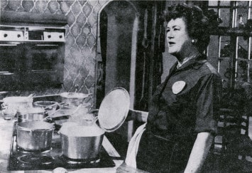 Julia Child a tévéstúdióban